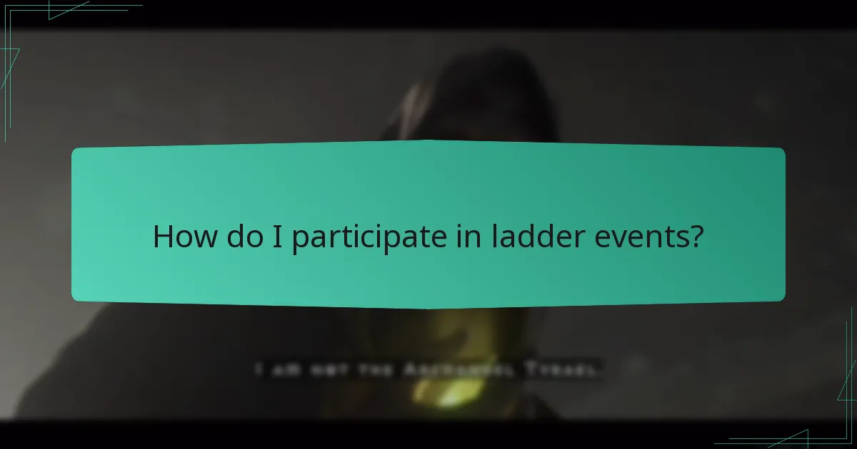 What are community tournaments associated with ladder events?