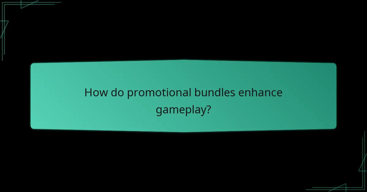 What other games offer promotional bundles?