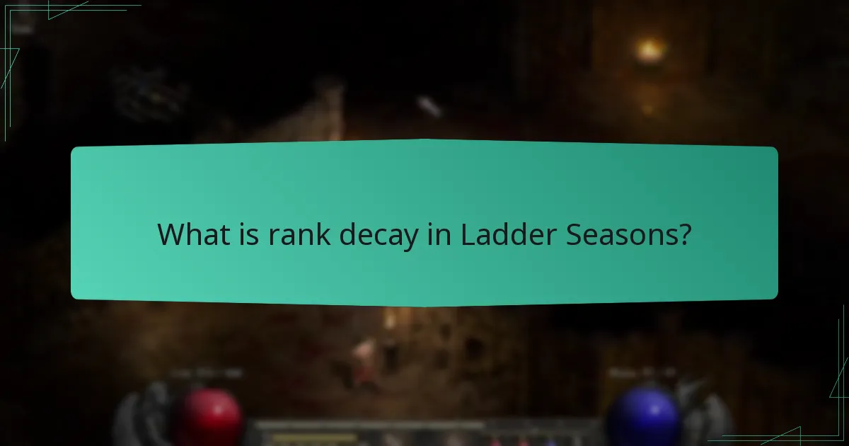 How does rank decay interact with season length?