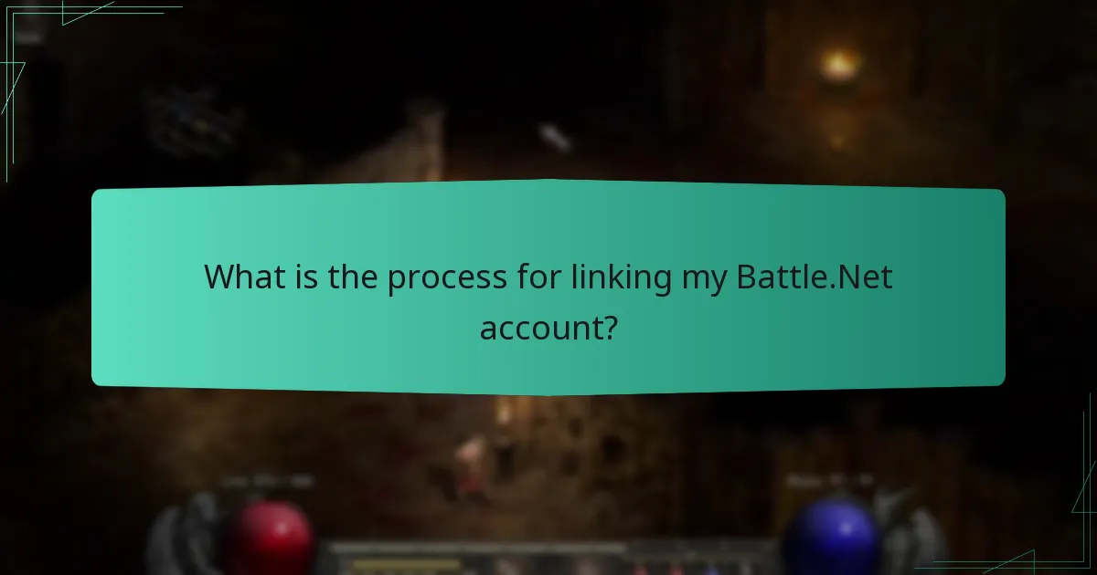What is the process for linking my Battle.Net account?