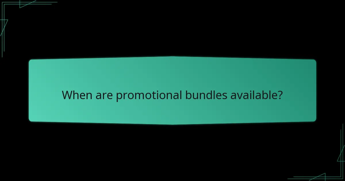 What do players say about promotional bundles?