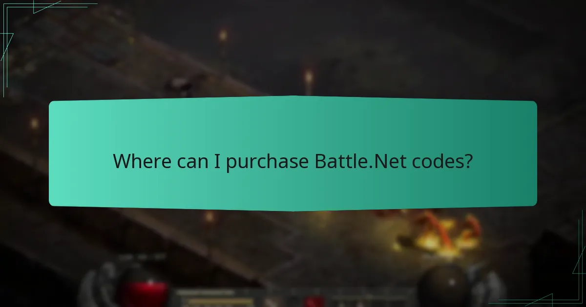 Where can I purchase Battle.Net codes?